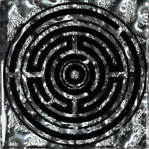 Вставка декоративная Grand Kerama Tako Лабиринт Платина Рифл. 6,6x6,6 см, фото №1