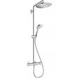 Душова система Hansgrohe Croma Select S Showerpipe 280 EcoSmart 26794000 з термостатом, хром, фото 1
