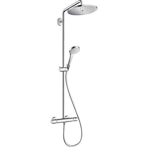 Душова система Hansgrohe Croma Select S Showerpipe 280 EcoSmart 26794000 з термостатом, хром, фото 1