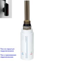 ТЭН электрический для полотенцесушителя Instal Projekt Hot2 HOTS-03C1N0 300 Вт белый со скрытым подключением, фото №1