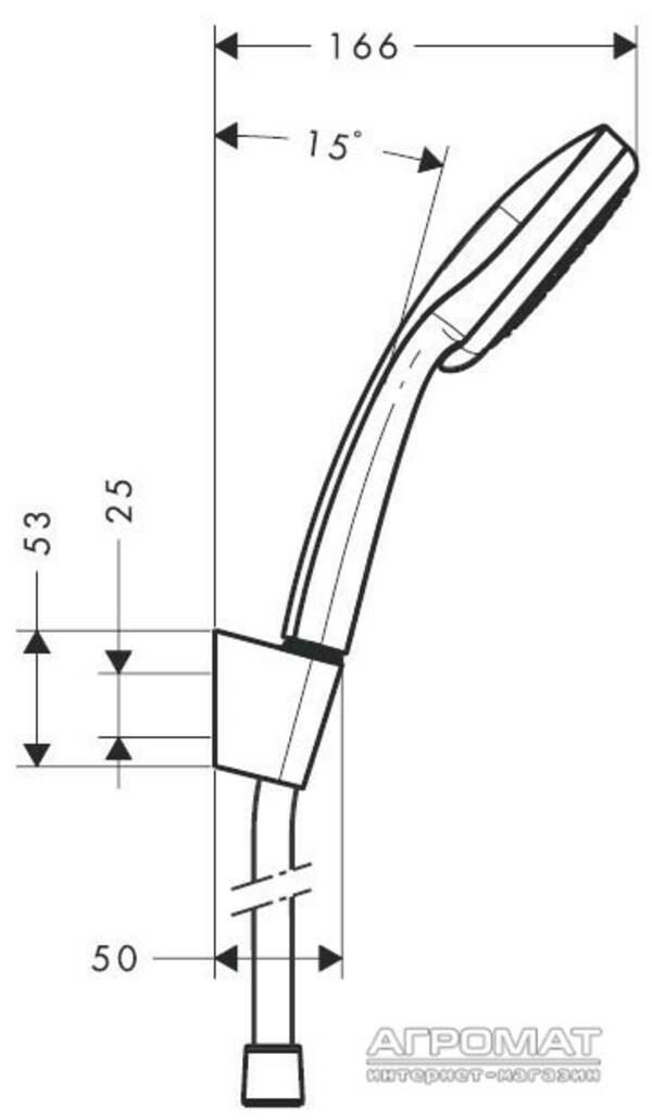 Душовий набір Hansgrohe Croma 27592000, фото 2