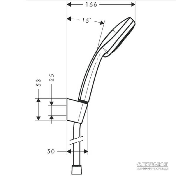 Душовий набір Hansgrohe Croma 27594000, фото 2