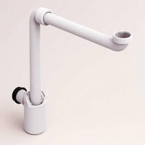 Сифон для раковины колбовый Geberit 151.116.11.1 компактная модель цвет белый, фото №1