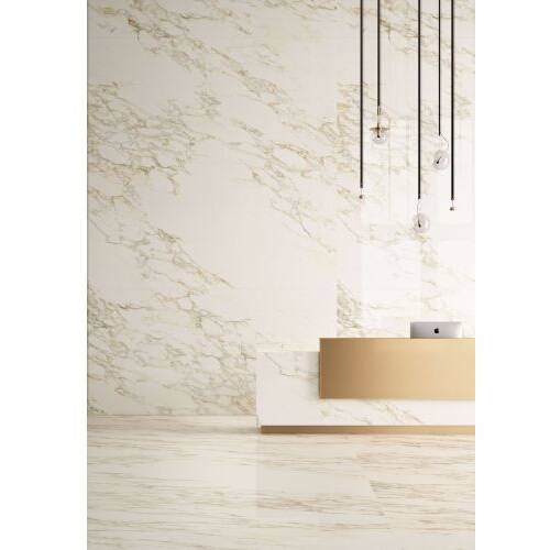 Керамограніт Italgraniti Marble Experience Mb02Bal Calacatta Gold Sq.Lapp. 60x120 см, фото 3