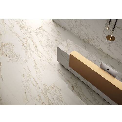 Керамограніт Italgraniti Marble Experience Mb02Bal Calacatta Gold Sq.Lapp. 60x120 см, фото 4