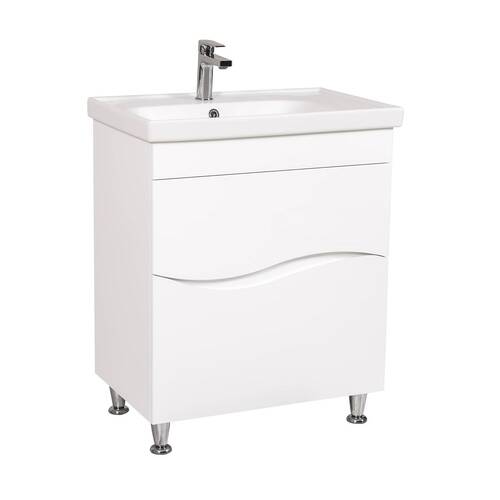 Тумба з раковиною Аква Родос Альфа 27100 Frame підлогова 70 см, фото 1