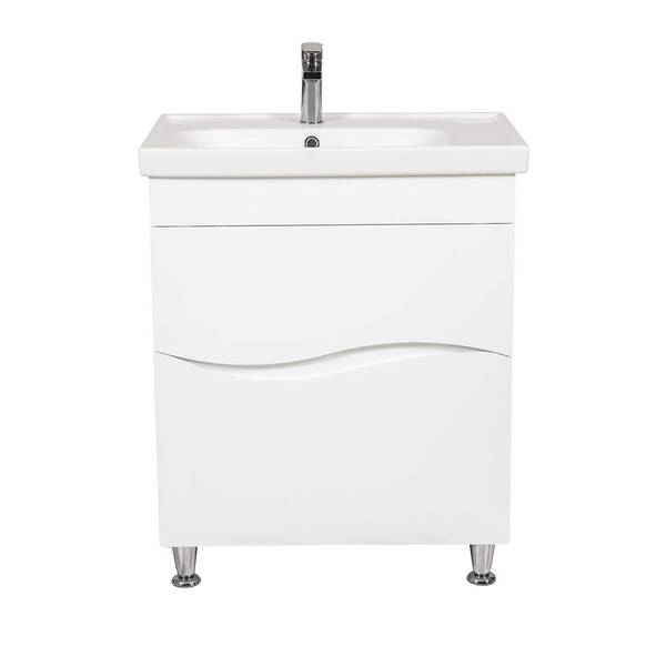 Тумба з раковиною Аква Родос Альфа 27100 Frame підлогова 70 см, фото 2