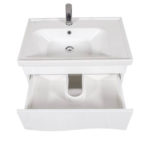 Тумба з раковиною Аква Родос Альфа 27100 Frame підлогова 70 см, фото 7