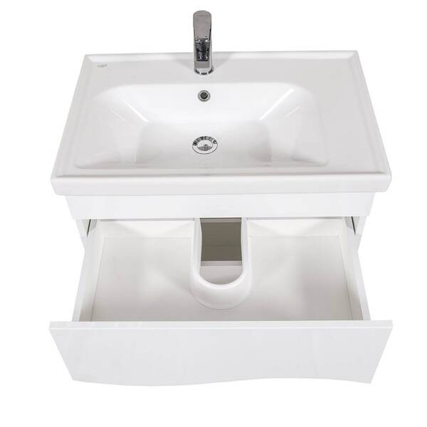 Тумба з раковиною Аква Родос Альфа 27100 Frame підлогова 70 см, фото 7