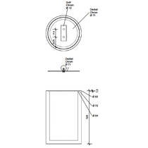 Косметична коробка Decor Walther Stone DMD M 0971354 з кришкою, білий матовий/хром, фото №2