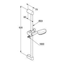 Душевой набор Kludi Logo 3S 6836305-00 хром, фото №2