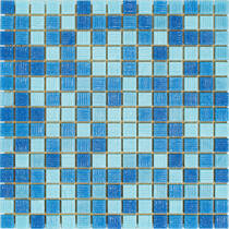 Мозаика Stella Di Mare R-Mos B31323335 Микс Голубой 4 на бумаге 32,7х32,7 см, фото №1