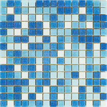 Мозаика Stella Di Mare R-Mos B1131323335 Микс Голубой-5 на бумаге 32,7х32,7 см