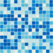 Мозаика Stella Di Mare R-Mos B1133323135 Микс Голубой-5 На сетке 32,7х32,7 см, фото №1