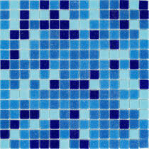 Мозаика Stella Di Mare R-Mos B3132333537 Микс Голубой 5 32,7х32,7 см, фото №1
