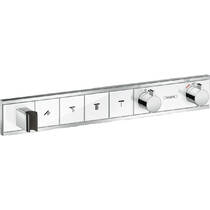 Змішувач прихованого монтажу для душу Hansgrohe RainSelect 15357400 з термостатом, на 4 функції, білий/хром, фото №1