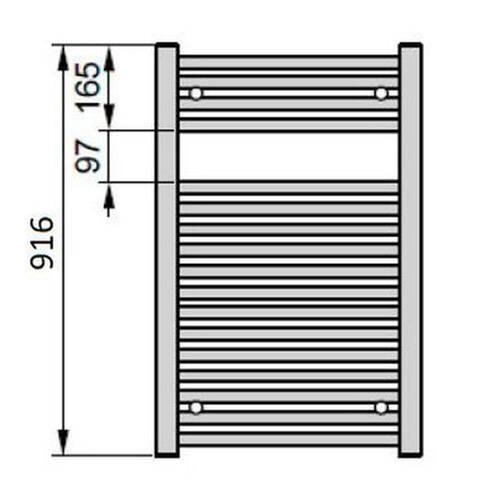 Полотенцесушитель электрический Zehnder Virando ABE-090-050/TF/BT 916х500 мм белый 500 Вт Bluetooth, фото 3