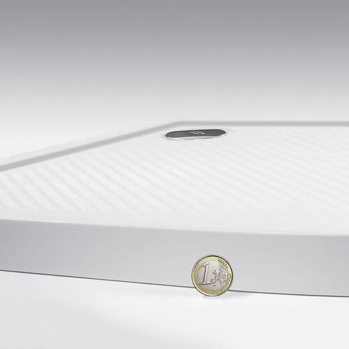 Душевой поддон Huppe Purano 202151.055 90х90х4 см четверть круга, фото 3