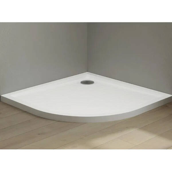 Душевой поддон Huppe Purano 202151.055 90х90х4 см четверть круга, фото 4