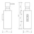 Дозатор для жидкого мыла Decor Walther Mikado MK WSP 0521160 черный матовый, фото 2