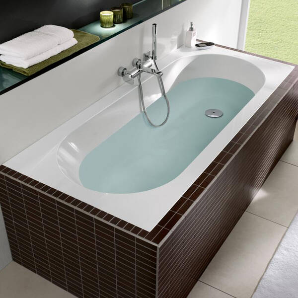Ванна кварилова Villeroy&Boch Oberon uBQ177OBE2V-01 170х70 см з ніжками, фото 5