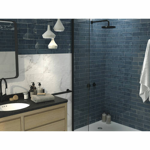 Плитка Ape Ceramica Grunge Blue 7,5x30 см, фото 2