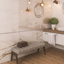 Декор Cersanit Mariel Inserto Gold 20x60 см, фото №1