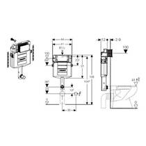 Бачок скрытого монтажа Geberit Sigma 109.300.00.5, фото №2