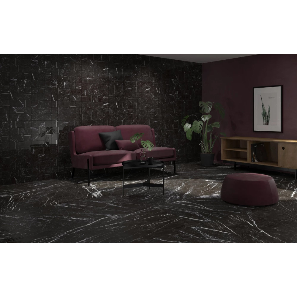 MARQUINA BLACK/75.5x151/NAT/R (1 сорт)