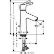 Смеситель для раковины Hansgrohe Talis S 72022000, фото 4