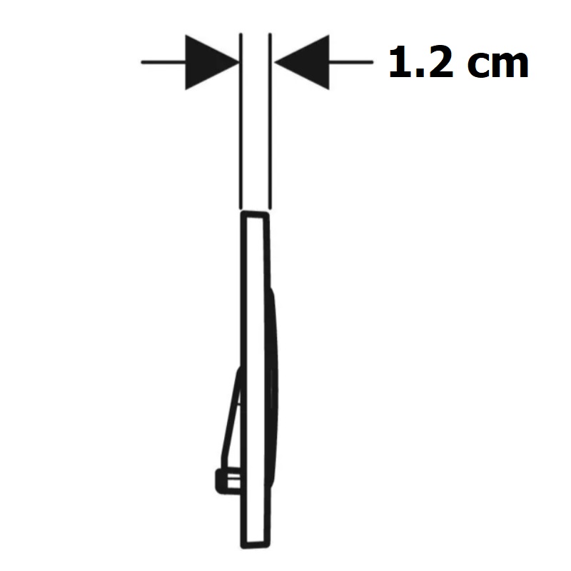 115.882.SN.1 Sigma20 round Клавіша змиву, подвійний змив, нержавіюча сталь матово/полірована/матова (1 сорт)