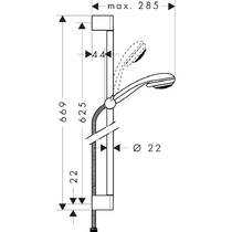 Душовий набір Hansgrohe Crometta 27763000 Vario/Unica', фото №2