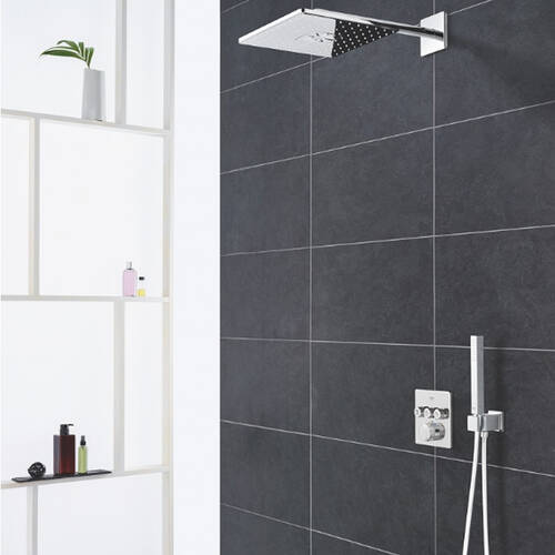 Змішувач прихованого монтажу Grohe Grohtherm SmartControl 29126000 з термостатом (зовнішня частина), фото 4