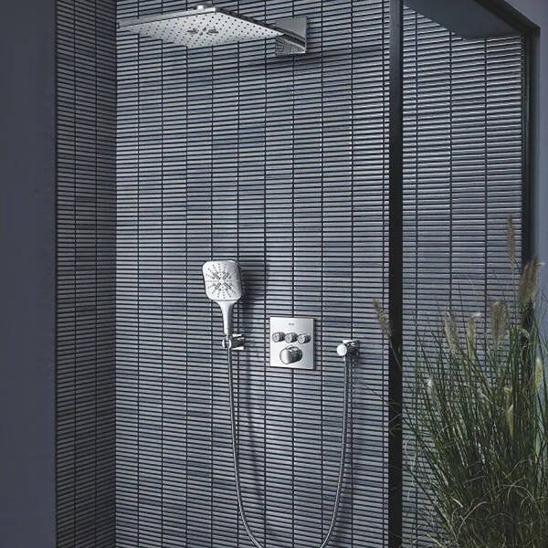 Смеситель скрытого монтажа Grohe SmartControl 29126000 с термостатом (внешняя часть), фото 3