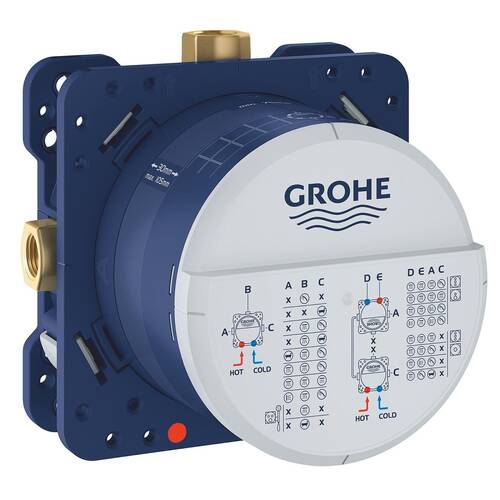 Душевая система скрытого монтажа Grohe Grohtherm SmartControl 3470600A с термостатом, фото 4