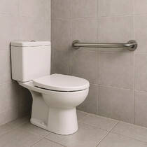 Поручень Genwec Straight Bar GW11 03 04 01 матова нержавіюча сталь, фото №1