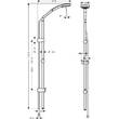 Душовий набір Hansgrohe Croma 27791000 100 Multi/Unica Reno Lift, фото 2