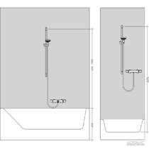 Душовий набір Hansgrohe Crometta 27766000 85 Vario/Unica', фото №2