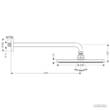 Верхній душ Hansgrohe Raindance S 27492000, фото 3