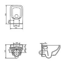 Унитаз подвесной Cersanit Crea CleanOn, фото №2