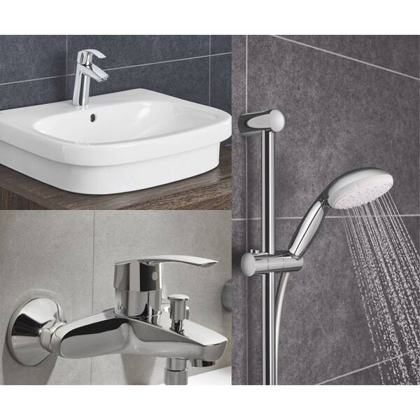 Набір змішувачів для ванної Grohe Eurosmart 123246M, фото 6