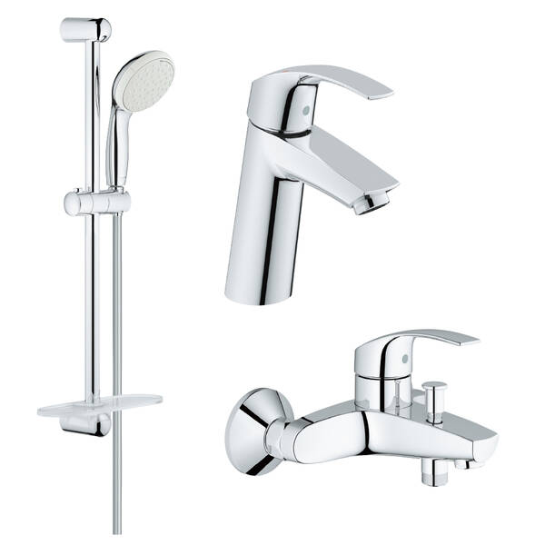 Набір змішувачів для ванної Grohe Eurosmart 123246M, фото 1