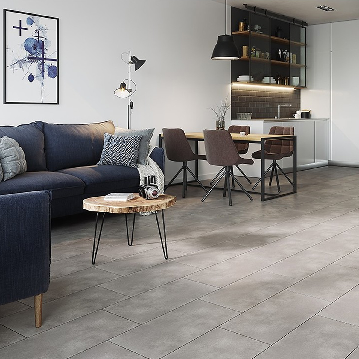 CITY SQUARES LIGHT GREY (1 сорт)