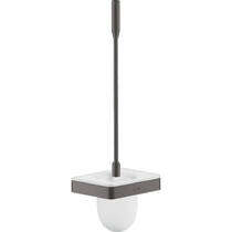 Щетка для унитаза Axor Universal Softsquare 42835340 хром черный матовый, фото №1