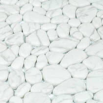 Мозаїка Mozaico De Lux V-Mos VL-425W White Stone Mosaic 28,5x28,5 см, фото №2