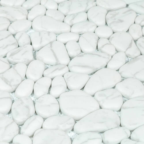 Мозаїка Mozaico De Lux V-Mos VL-425W White Stone Mosaic 28,5x28,5 см, фото 2