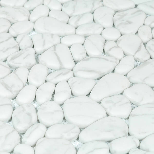 Мозаїка Mozaico De Lux V-Mos VL-425W White Stone Mosaic 28,5x28,5 см, фото 2