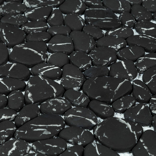 Мозаїка Mozaico De Lux V-Mos VL-426B Black Stone Mosaic 28,5х28,5 см, фото 2