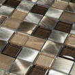 Мозаїка Mozaico De Lux V-Mos W-7657 Mix Brown Mosaic 30,5Х30,5 см, фото 2