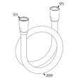 Душовий шланг Kludi Logoflex 6105705-00 2 м, фото 3